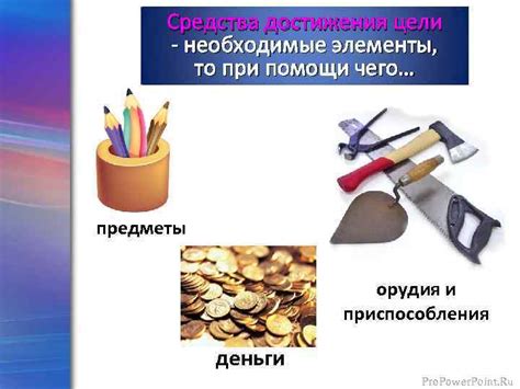 Необходимые приспособления и предметы