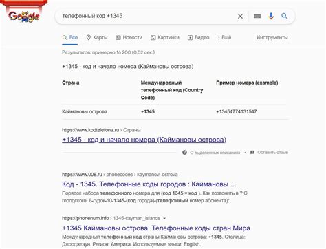 Общая информация о формате номера телефона