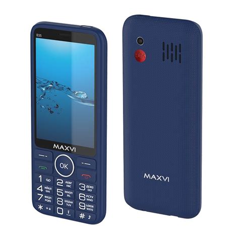 Описание и особенности смартфона Maxvi B5
