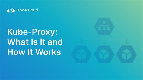 Основные принципы деятельности kube proxy в Kubernetes