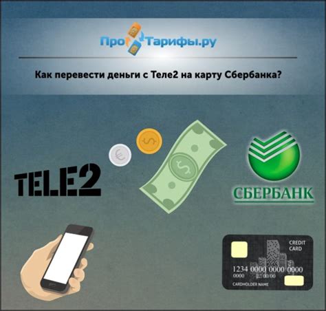 Получение ожидаемого перевода средств Теле2 на банковскую карту Сбербанка