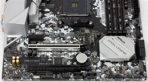 Разъемы и порты на материнской плате ASRock B450 Steel