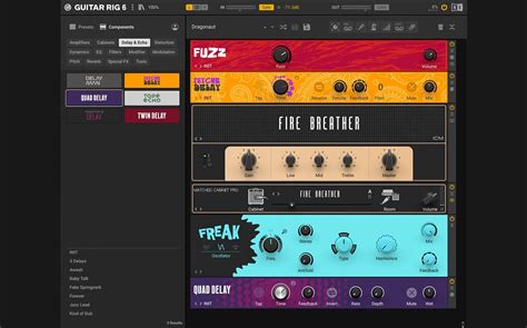 Шаги по добавлению заранее настроенных звуков в Guitar rig 6