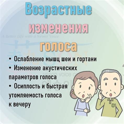 Биологические особенности, влияющие на изменение голоса с возрастом