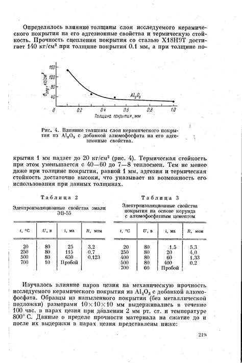 Влияние толщины слоя на расход отсева
