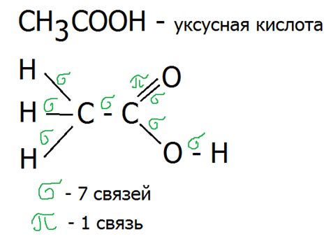 Количество сигма связей в молекуле щавелевой кислоты