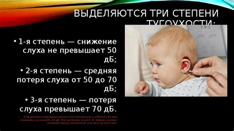 Продолжительность нарушений слуха