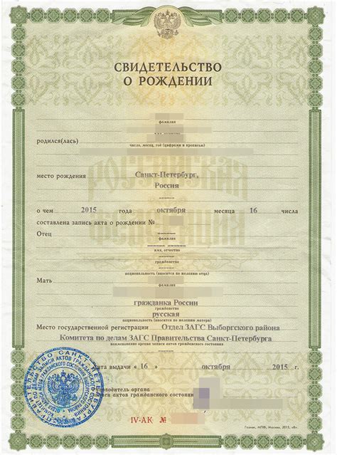 Срок действия свидетельства о рождении: основные положения