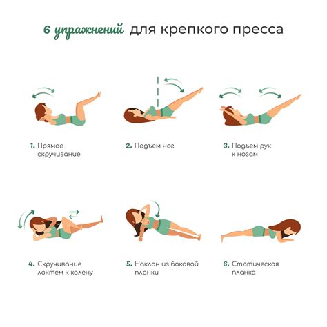 Топ-5 упражнений для тренировки пресса